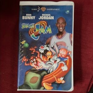 Warner Bros. Space Jam VHS - Blue and White Cover